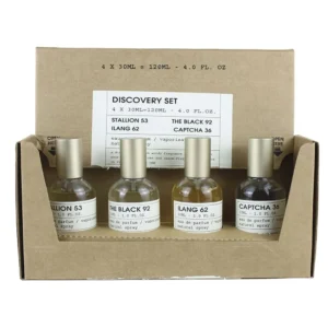 Discovery Set Emper Perfumes (Stallion 53, Ilang 62, The Black 92, Captcha 36) 4 Piezas x 30ml C/U Unisex