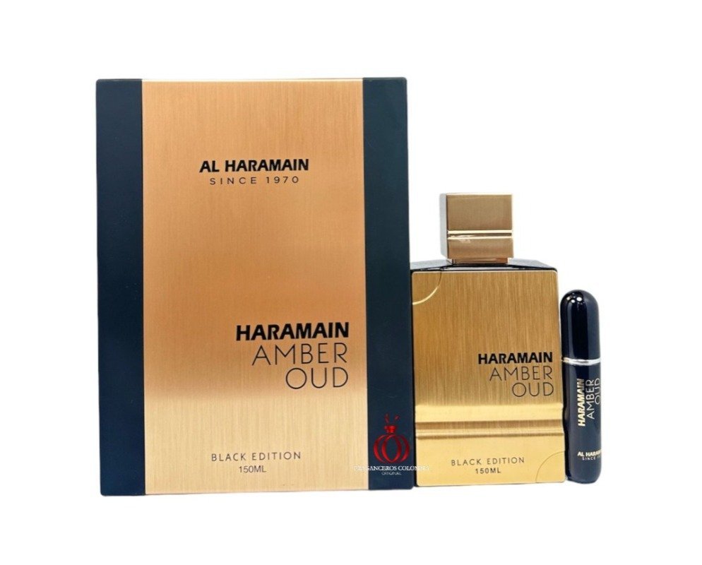 Perfume Árabe Al Haramain Amber Oud Black Edition EDP 150ml Unisex