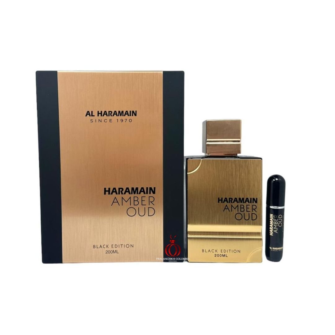 Perfume Árabe Al Haramain Amber Oud Black Edition EDP 200ml Unisex