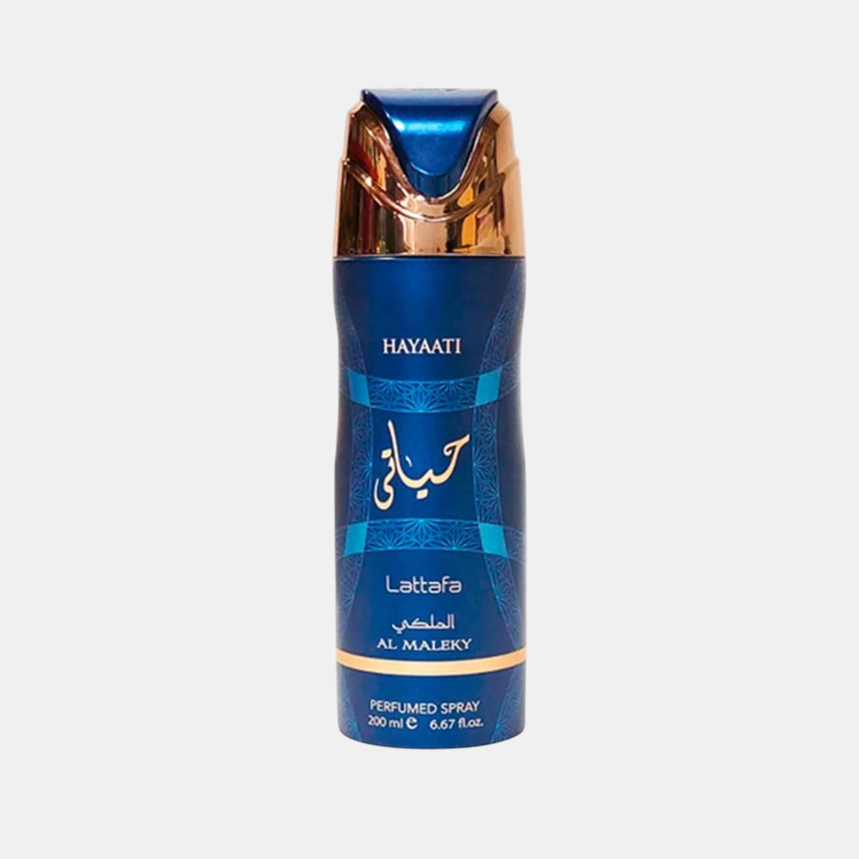 Lattafa Body Spray Hayaati Al Maleky 200ml Para Hombres - Imagen 2