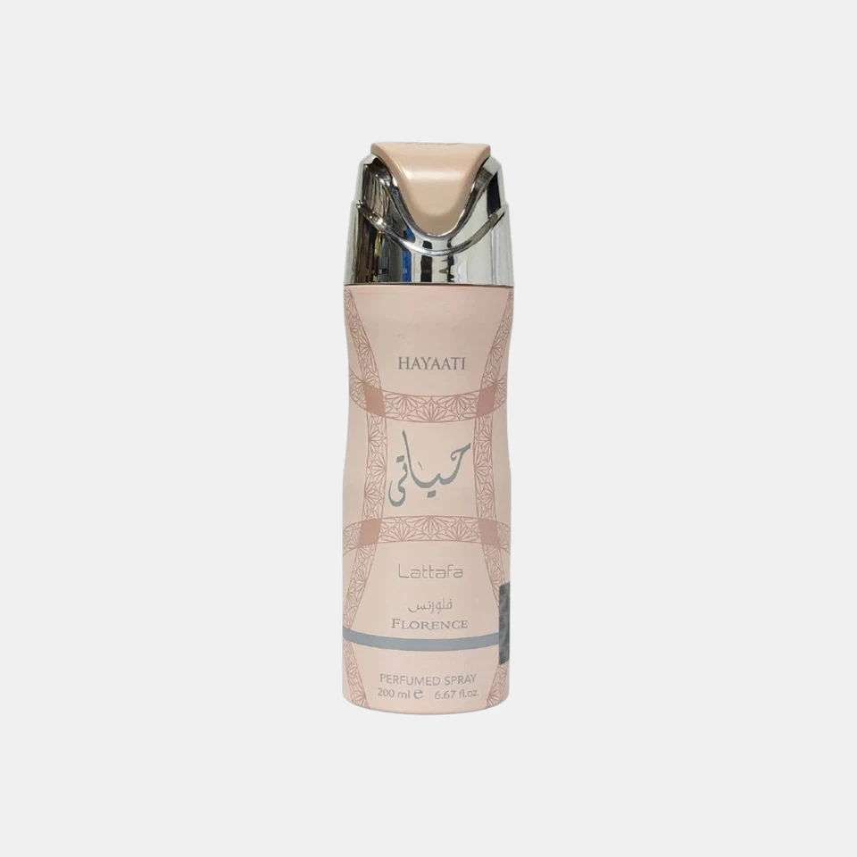Lattafa Body Spray Hayaati Florence 200ml Para Mujeres - Imagen 2