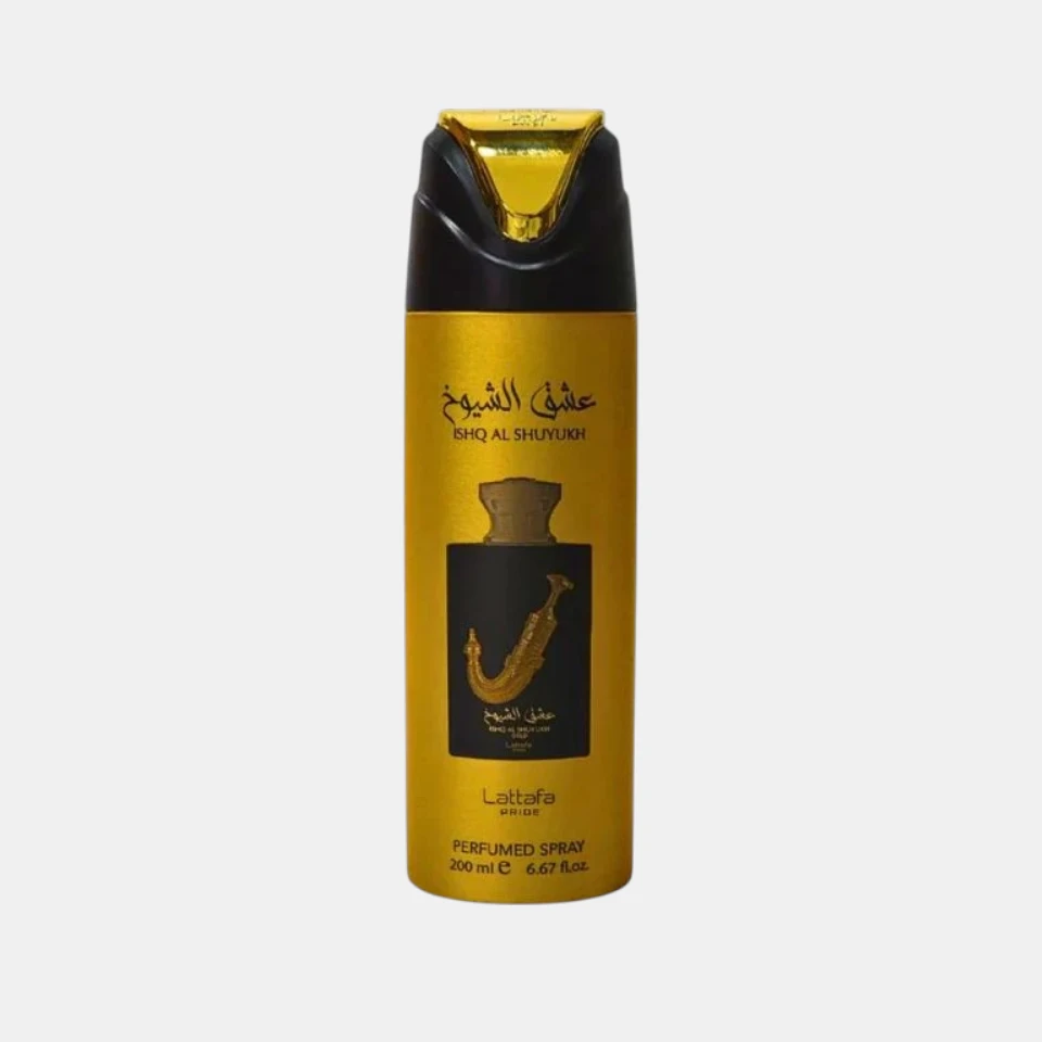 Lattafa Body Spray Ishq Al Shuyukh Gold 200ml Unisex - Imagen 2