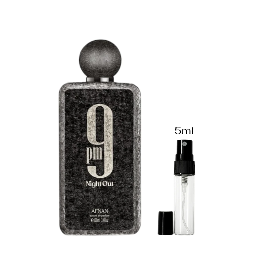 Afnan 9pm Night Out Extrait De Parfum Hombre – Muestras - Imagen 2