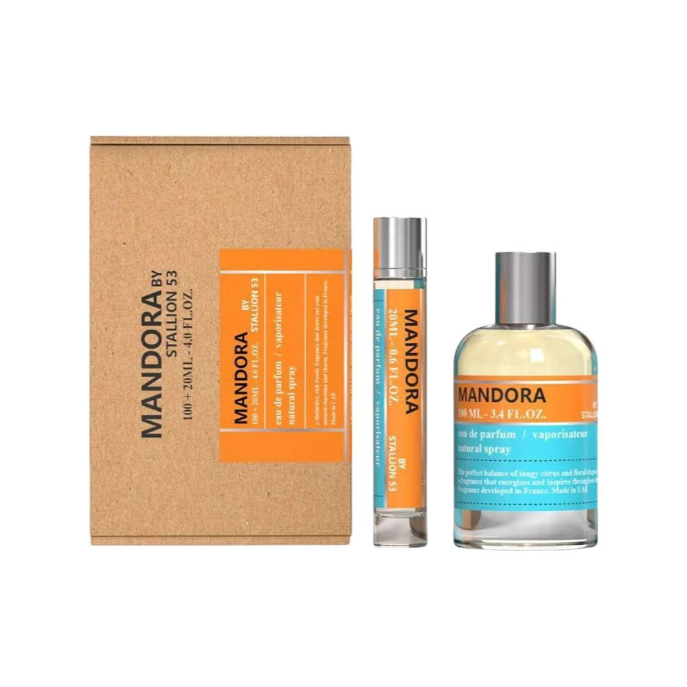 Perfume Árabe Emper Mandora Eau De Parfum 2 Piezas 100ml Unisex