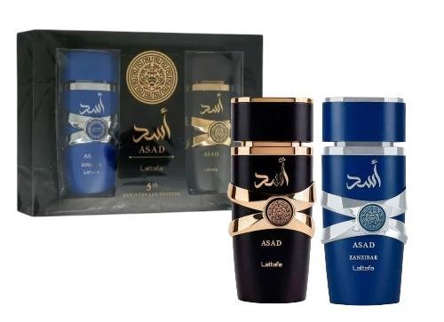 Perfume Árabe Estuche Lattafa Asad Y Asad Zanzibar EDP 100ml Hombre - Imagen 2