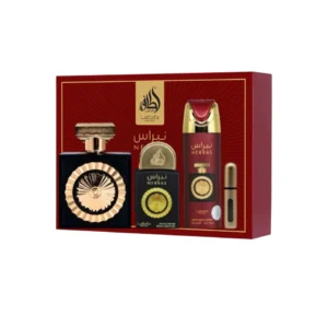 Perfume Árabe Estuche Lattafa Nebras 4 Pzs Eau De Parfum 100ml Unisex