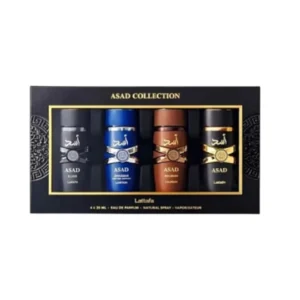 Perfume Árabe Kit Lattafa Asad Collection Eau de Parfum 4 * 25ml Hombre