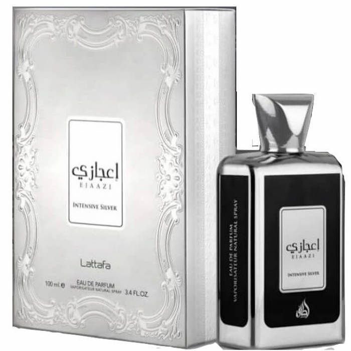 Perfume Árabe Lattafa Ejaazi Intensive Silver EDP 100ml Unisex