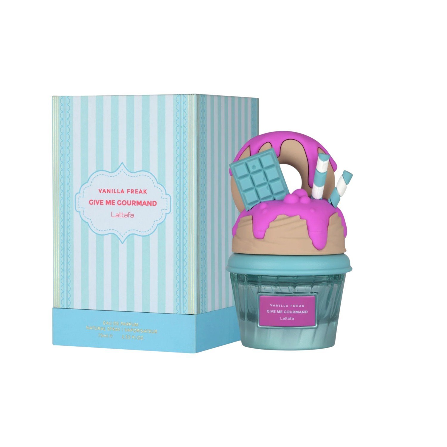 Perfume Árabe Lattafa Vanilla Freak Give Me Gourmand EDP 75ml Mujer