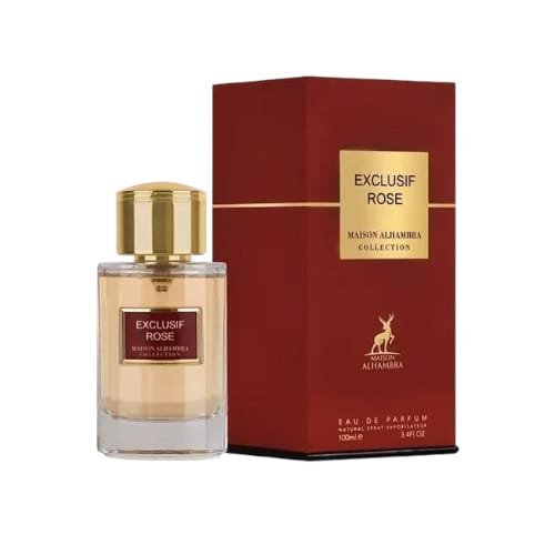 Perfume Árabe Maison Alhambra Exclusif Rose Collection EDP 100ml Mujer