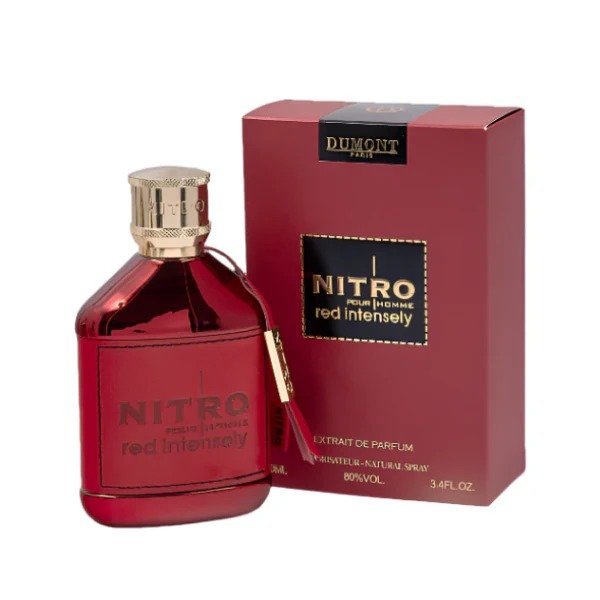 Perfume Árabe Nitro Red Intensely Extrait de Parfum 100ml Hombre