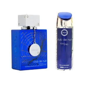 Perfume Árabe Armaf Club de Nuit Iconic 105ml + Body Spray 200ml Hombre