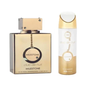 Perfume Árabe Armaf Club de Nuit Milestone 105ml + Body Spray 200ml Unisex