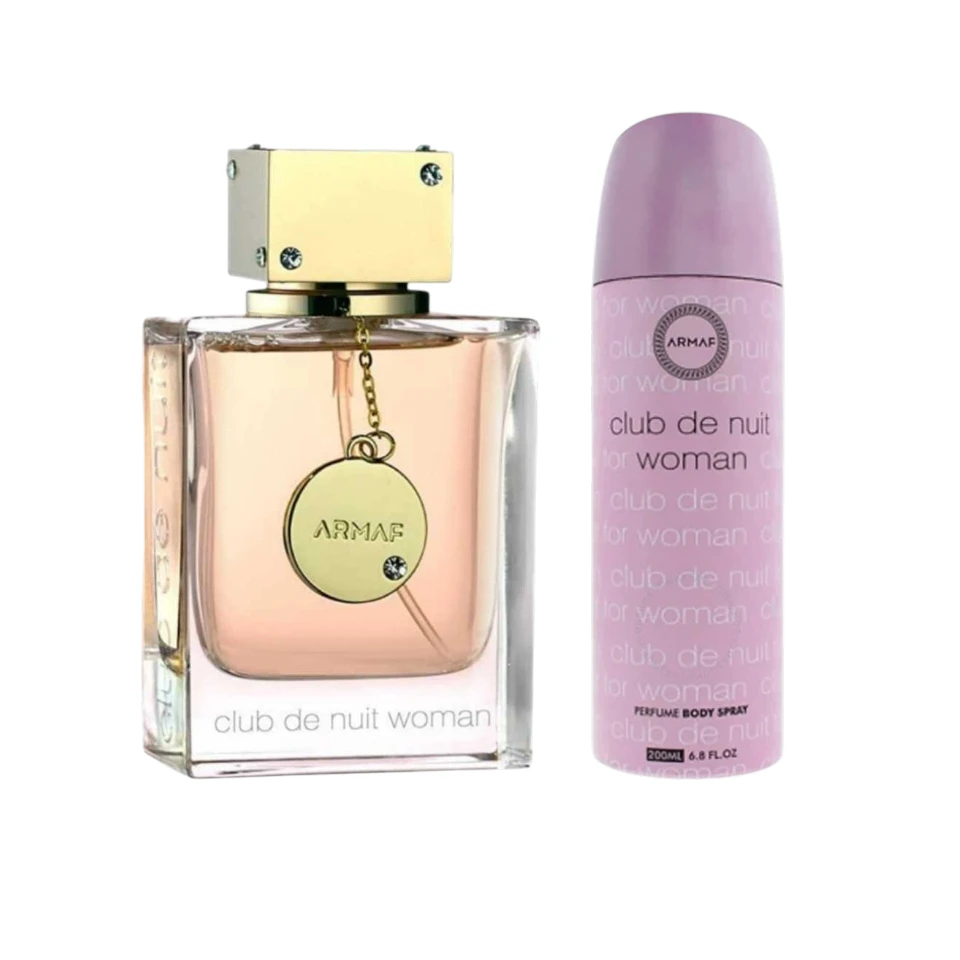 Perfume Árabe Armaf Club de Nuit Woman 105ml + Body Spray 200ml Mujer