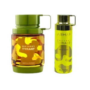 Perfume Árabe Armaf Odyssey Tyrant Special Edition 100ml + Body Spray 200ml Hombre