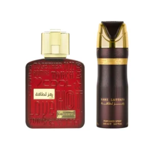 Perfume Árabe Lattafa Ramz Gold 100ml + Body Spray 200ml Unisex
