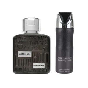 Perfume Árabe Lattafa Ramz Silver 100ml + Body Spray 200ml Hombre