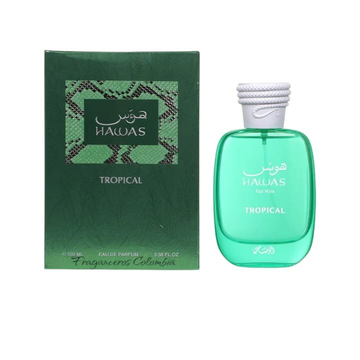 Perfume Árabe Hawas Tropical De Rasasi Eau De Parfum 100ml Hombre