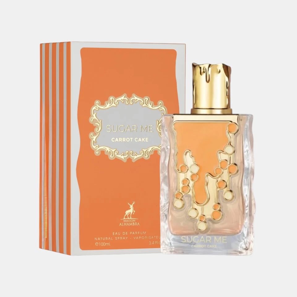 Perfume Árabe Sugar Me Carrot Cake Maison Alhambra EDP 100ml Mujer