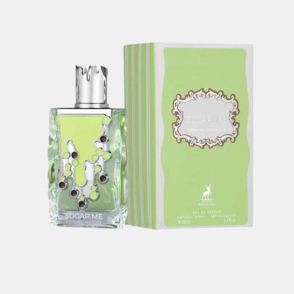 Perfume Árabe Sugar Me Pistachio Chocolate Maison Alhambra EDP 100ml Mujer