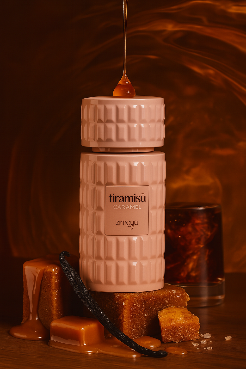Perfume Árabe Zimaya Tiramisu Caramel Eau De Parfum 100ml Unisex - Imagen 3