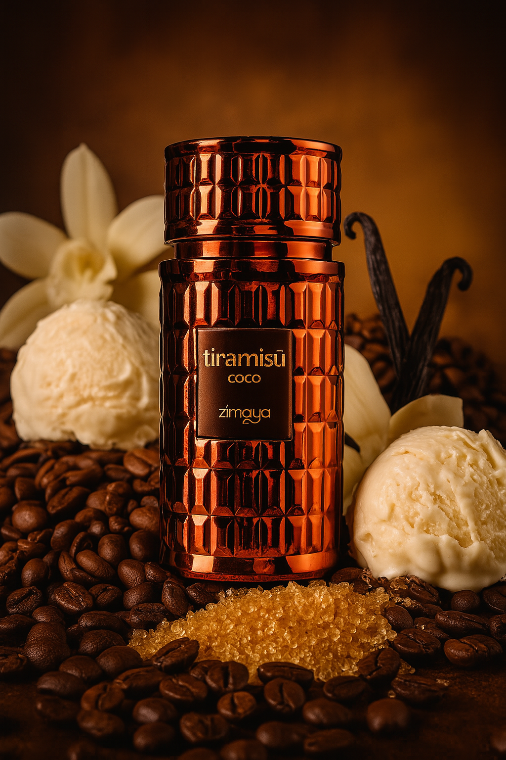 Perfume Árabe Zimaya Tiramisu Coco Eau De Parfum 100ml Unisex - Imagen 3