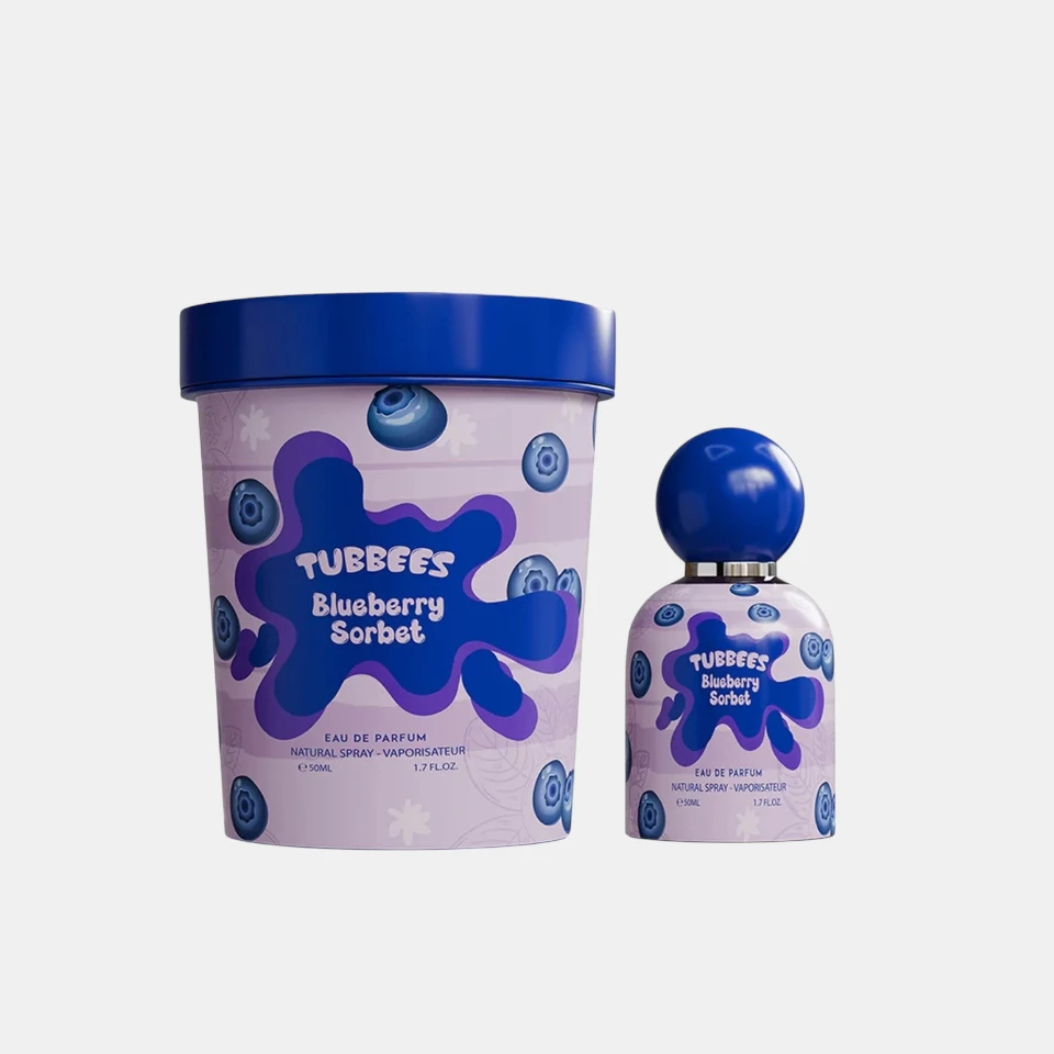 Perfume Árabe Tubbees Blueberry Sorbet Eau De Parfum 50ml Unisex