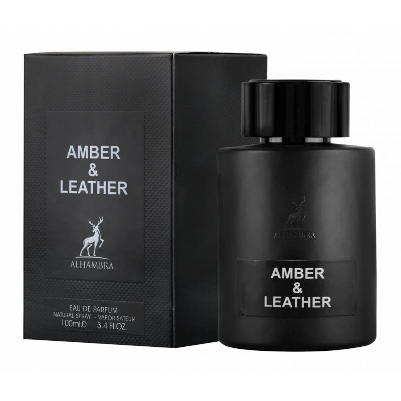 Perfume Árabe Maison Alhambra Amber & Leather Eau de Parfum 100ml Unisex