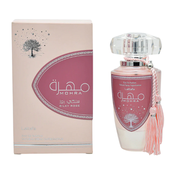 Perfume Árabe Lattafa Mohra Silky Rose EDP 100ml Mujer