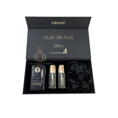 Perfume Árabe Perfumes Club de Nuit Intense Man Parfum y Precieux 1 x 12ml Set Viajero