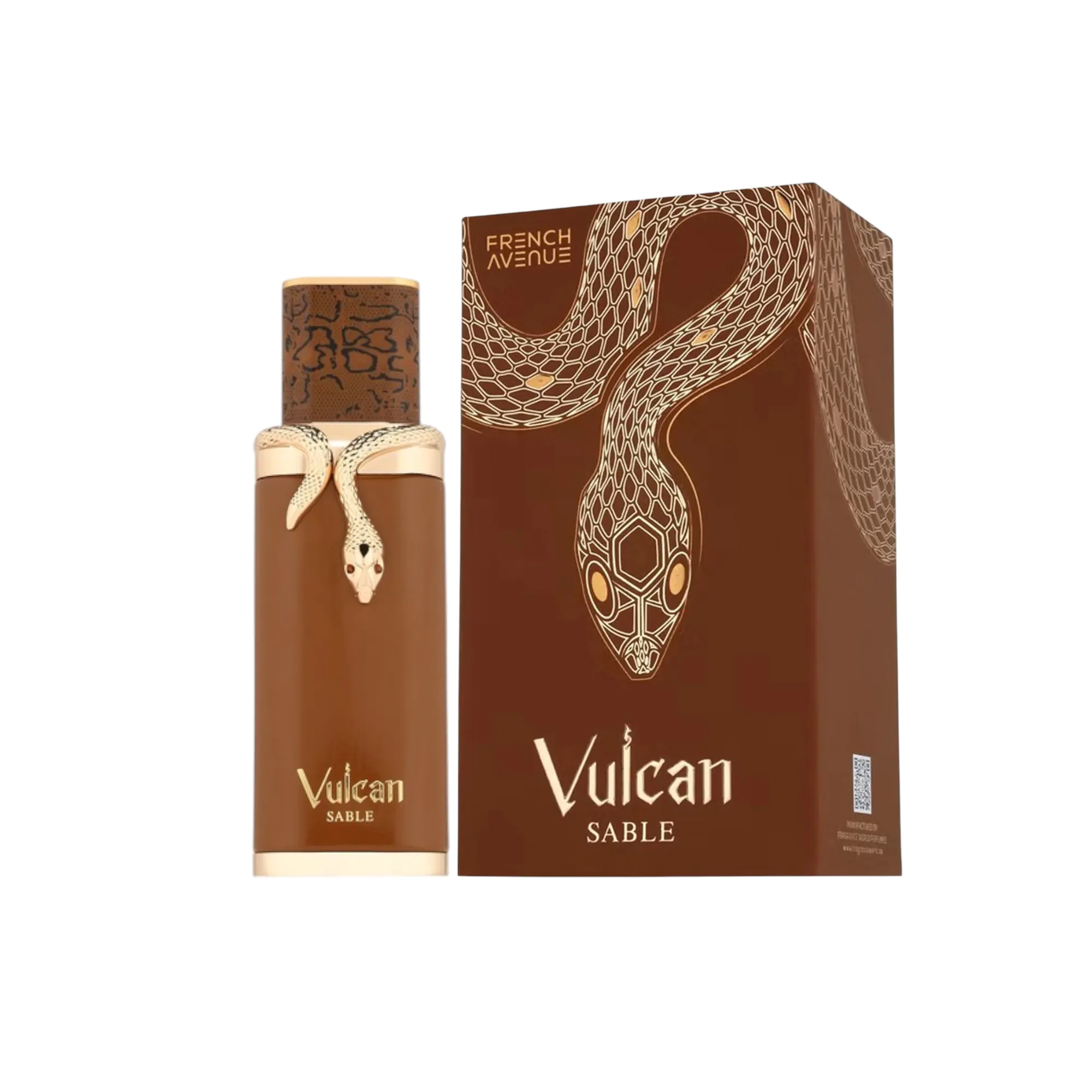 Perfume Árabe French Avenue Vulcan Sable Eau de Parfum 100ml Unisex