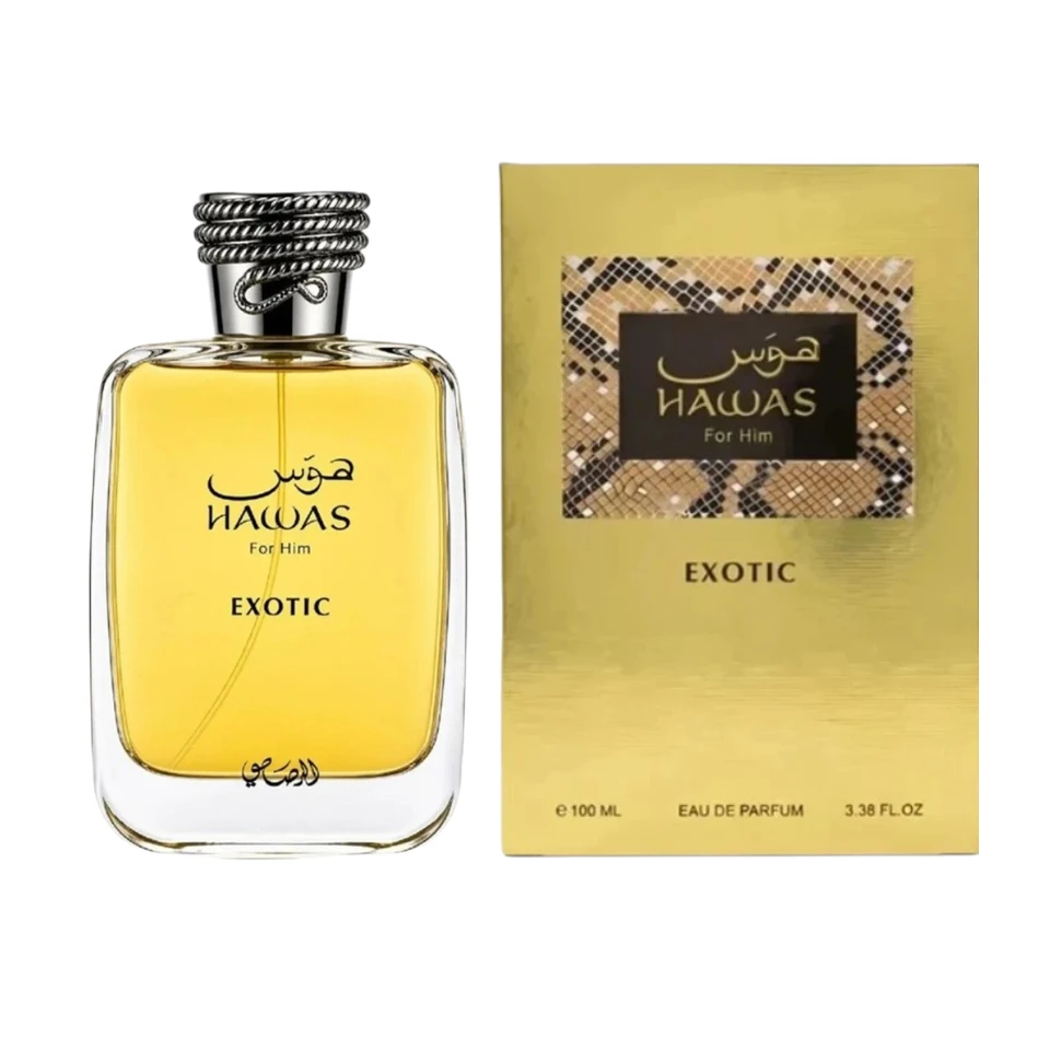 Perfume Árabe Rasasi Hawas Exotic Eau de Parfum 100ml Hombre