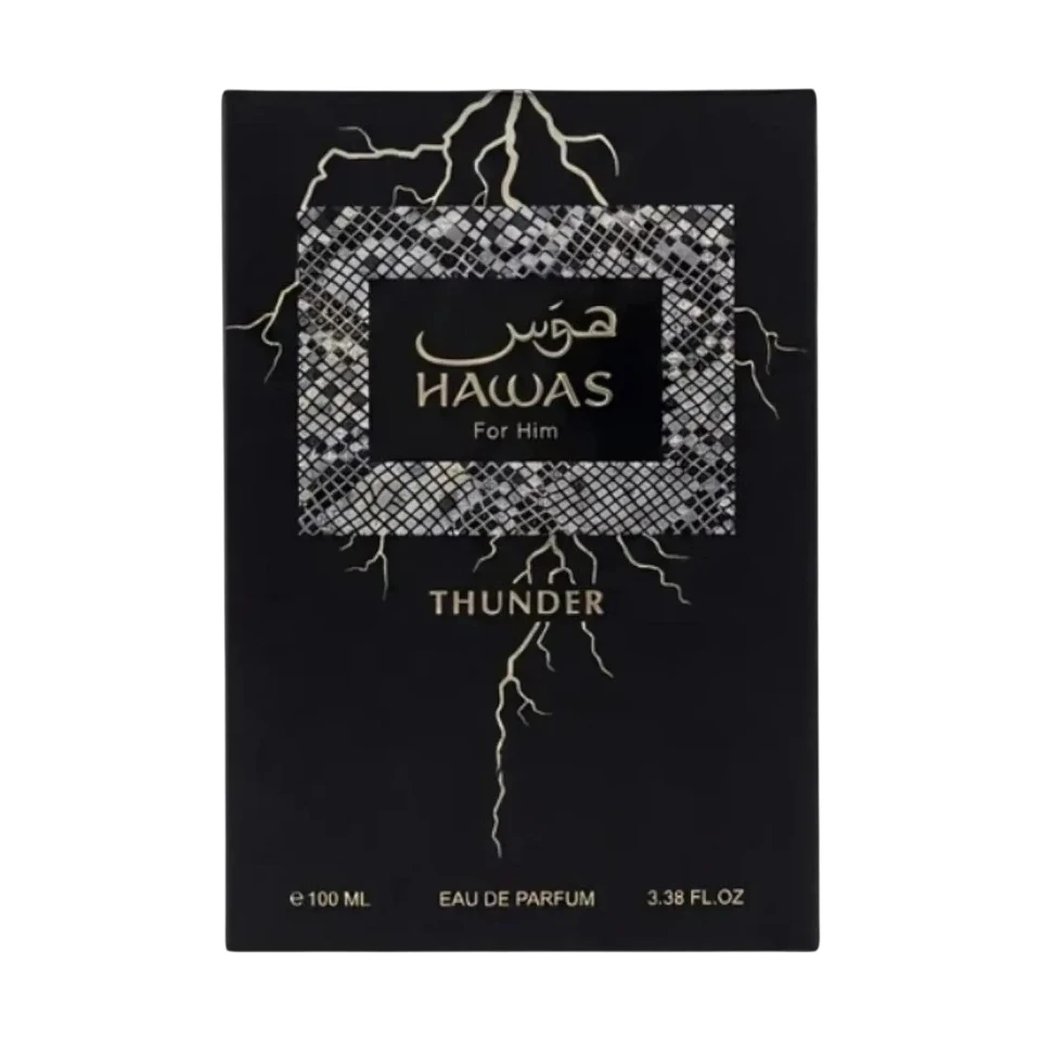 Perfume Árabe Rasasi Hawas Thunder Eau de Parfum 100ml Hombre - Imagen 3