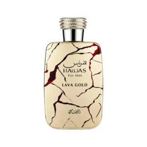 Perfume Árabe Rasasi Hawas Lava Gold Eau de Parfum 100ml Hombre