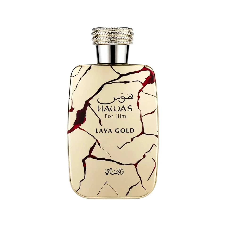 Perfume Árabe Rasasi Hawas Lava Gold Eau de Parfum 100ml Hombre - Imagen 2