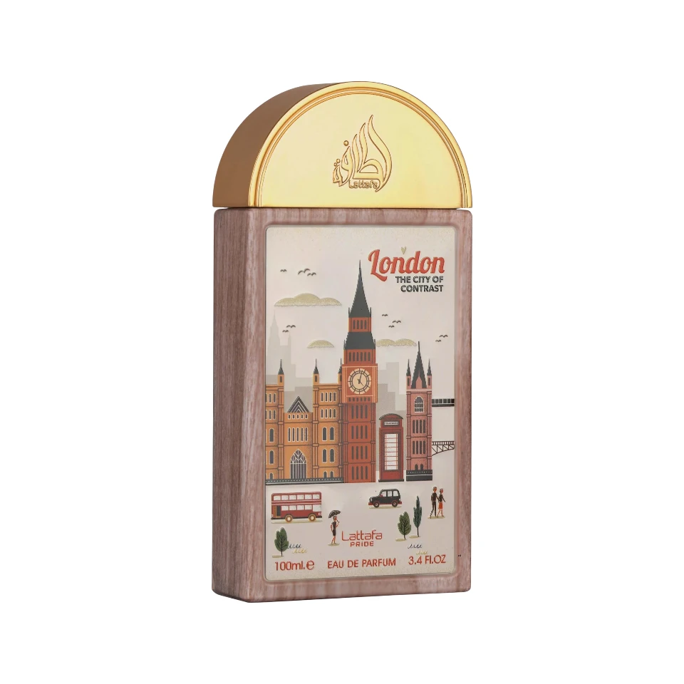 Perfume Árabe Lattafa London the City of Contrast EDP 100ml Unisex - Imagen 2