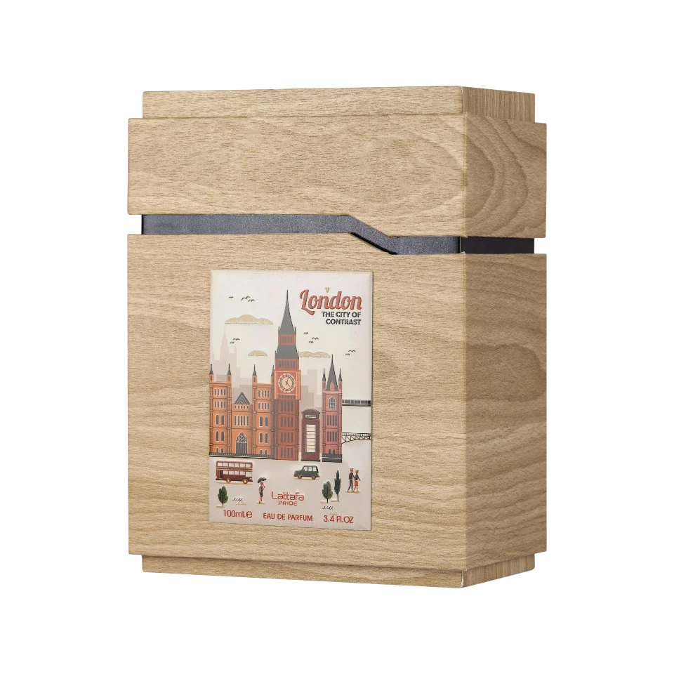 Perfume Árabe Lattafa London the City of Contrast EDP 100ml Unisex - Imagen 3