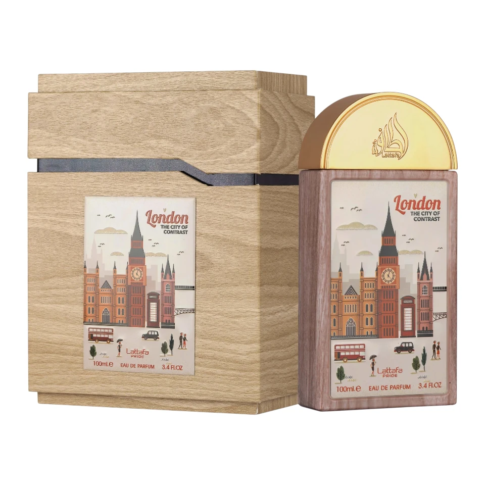 Perfume Árabe Lattafa London the City of Contrast EDP 100ml Unisex