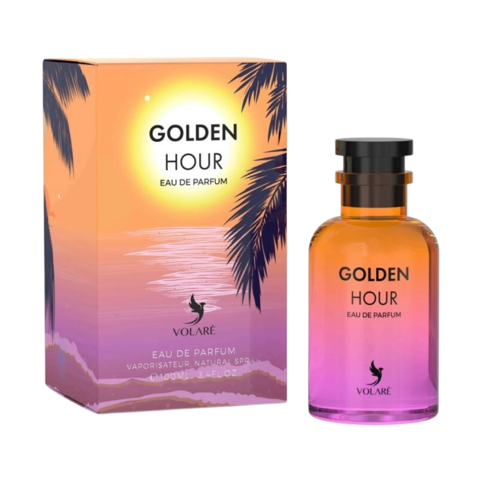 Perfume Árabe Volaré Golden Hour Eau de Parfum 100ml Unisex