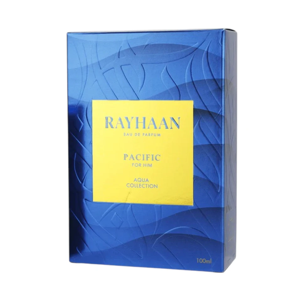 Perfume Árabe Rayhaan Pacific Aqua Collection EDP 100ml Hombre - Imagen 2