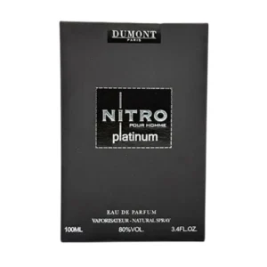 Perfume Árabe Dumont Paris Nitro Platinum Eau de Parfum 100ml Hombre